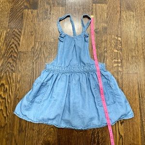 SALE!!!CARTERS 5T JEAN SUSPENDER DRESS